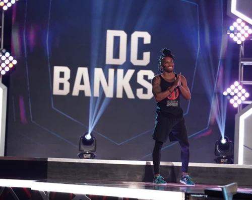 D.C. Banks on American Ninja Warrior stage